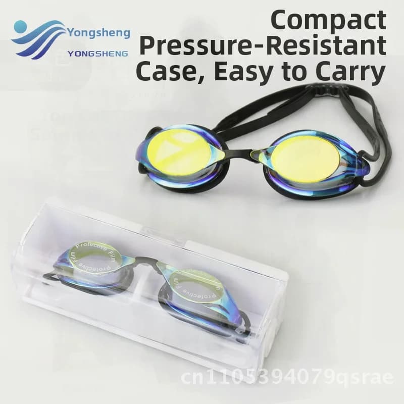 High-definition unisex swimwear, waterproof, anti-fog, coloured, with small frame, for underwater training, for adults