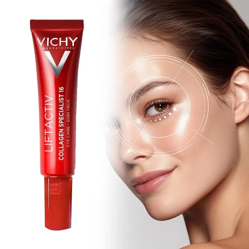 Eye Contour Cream Collagen 16 Active Sculpting & Firming, Reduces Subtle Rugs, Improves Occhiaie, Fights Inflatable, Hydrating and Skin Care Lifter