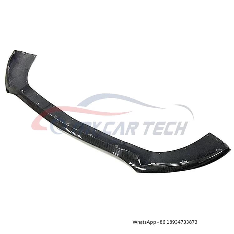 Per Mercedes Benz GLA45 AMG 2015-2016 In Fibra di Carbonio Labbro Anteriore Paraurti Diffusore Spliter Spoiler Bodykit