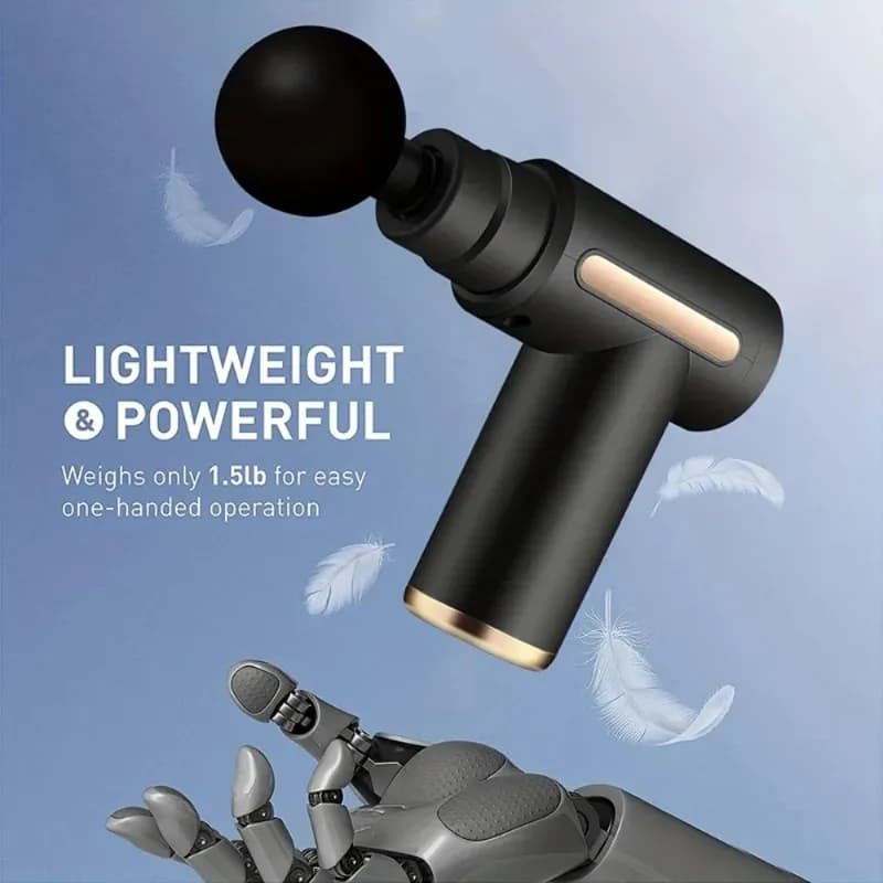 Mini Wireless Massage Gun, Muscular Relaxation Equipment, Cervical Massage Tool and Vertebral Column