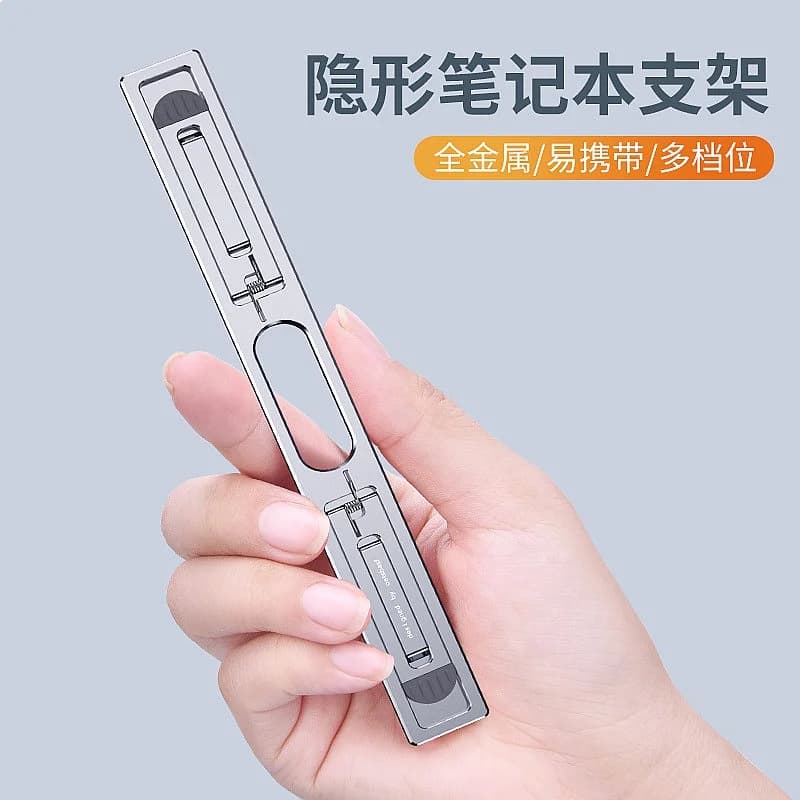 Adjustable Laptop Stand Ergonomic Portable Desktop Riser Holder Heat Dissipation Ventilated