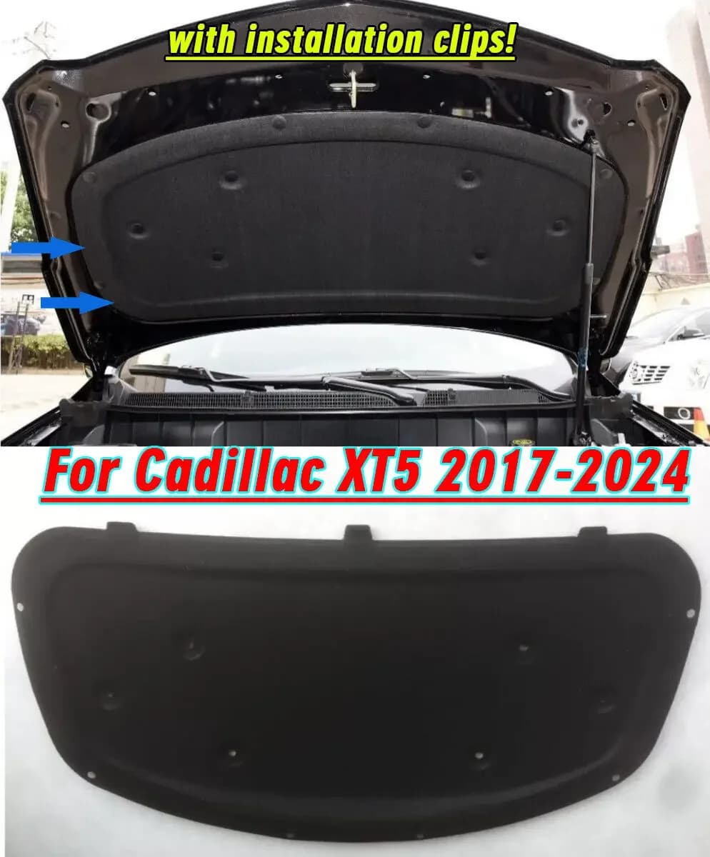 Front Engine Blanket Hood Insulation Pad Heat Shield For Cadillac XT5 2017-2024