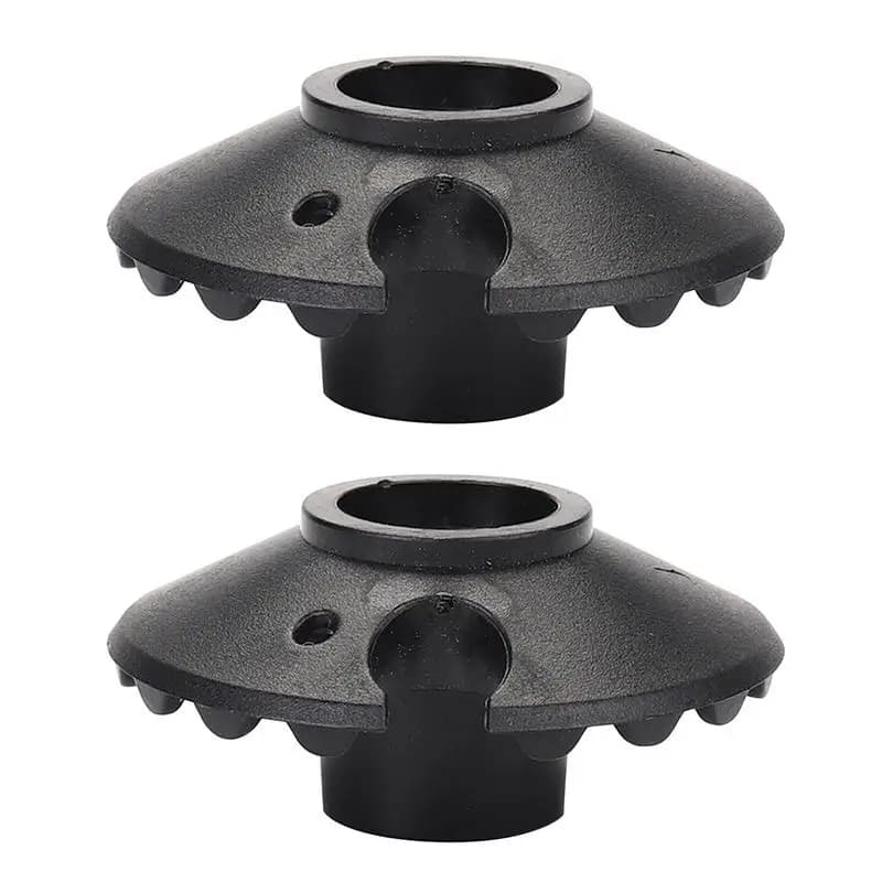 2 spare tips for removable rubber mud basket, protections, trekking poles and snow brackets for trekking poles, trekking poles