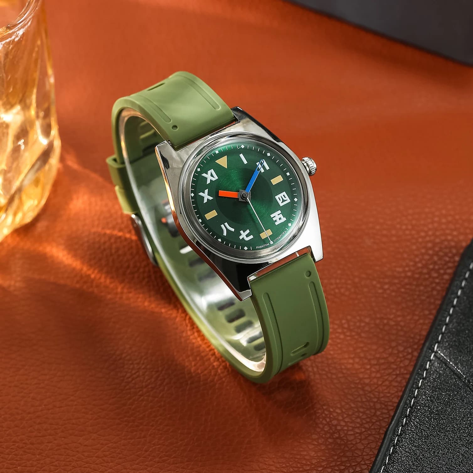 Orologio Meccanico da Uomo a Carica Manuale 7120 Impermeabile Design Bauhaus per Uomo Vendita all'Ingrosso