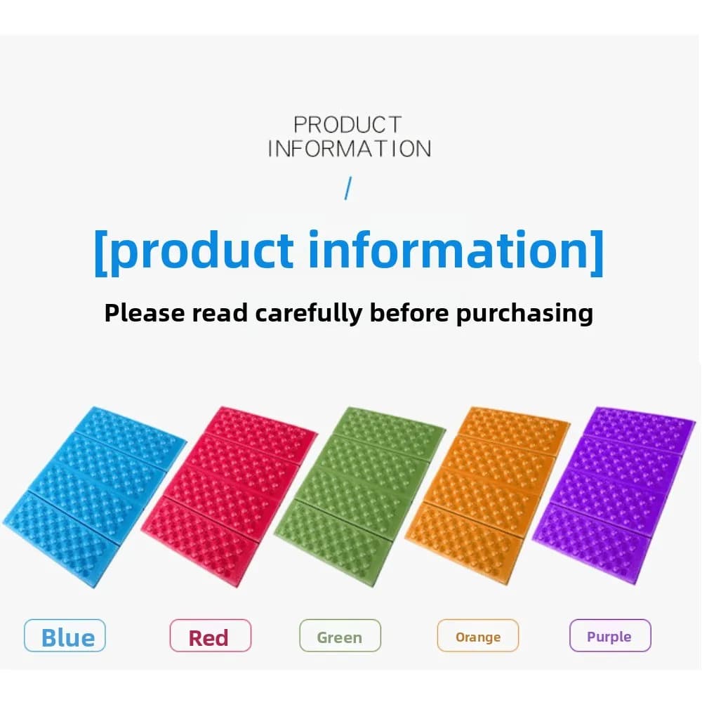 Outdoor Waterproof Camping Foam Pad Portable Seat for Picnic Hiking Backpacking Mountaineering Trekking Stadium Bleachers