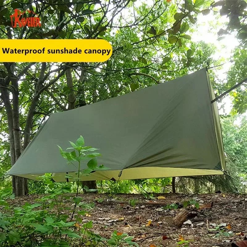 TRAVELER 410x290 cm baldacchino Skyscreen fauna selvatica palo da campeggio meno tenda da campeggio tappetino esterno marzo baldacchino tappetino Bushcraft