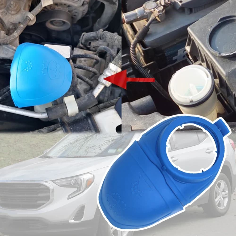 Per Chevrolet Equinox 2010 - 2017 2018 2019 2020 GMC Terrain Auto Tergicristallo Rondella Imbuto Serbatoio Fluido di Riempimento Screenwash Serbatoio Tappo