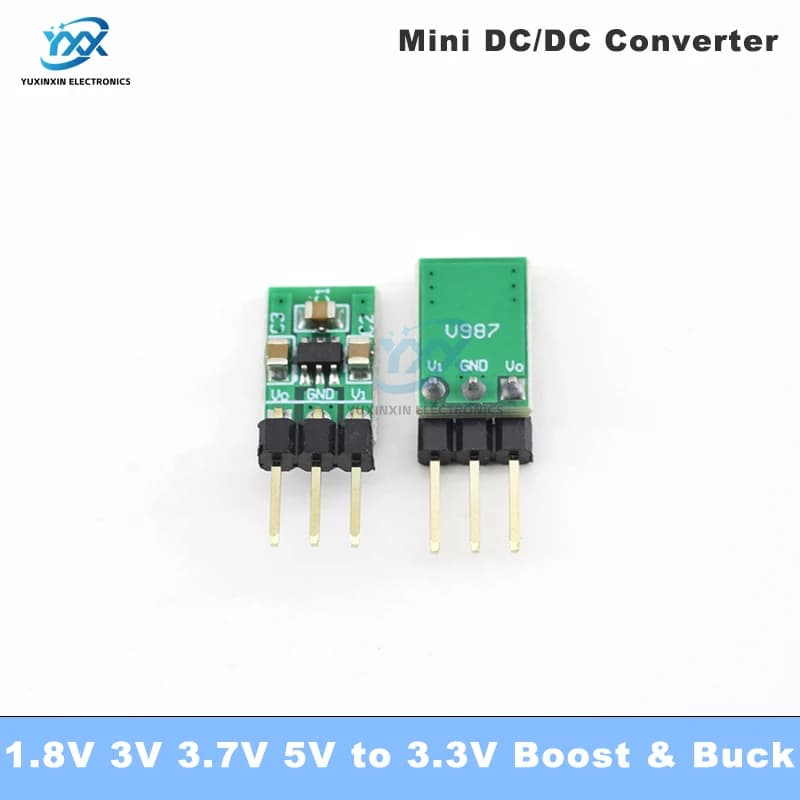 1/3/5PCS Mini Boost & Buck DC/DC Converter 1.8V 3V 3.7V 5V to 3.3V Low Noise Regulated Charge Pump 2 in 1 Module
