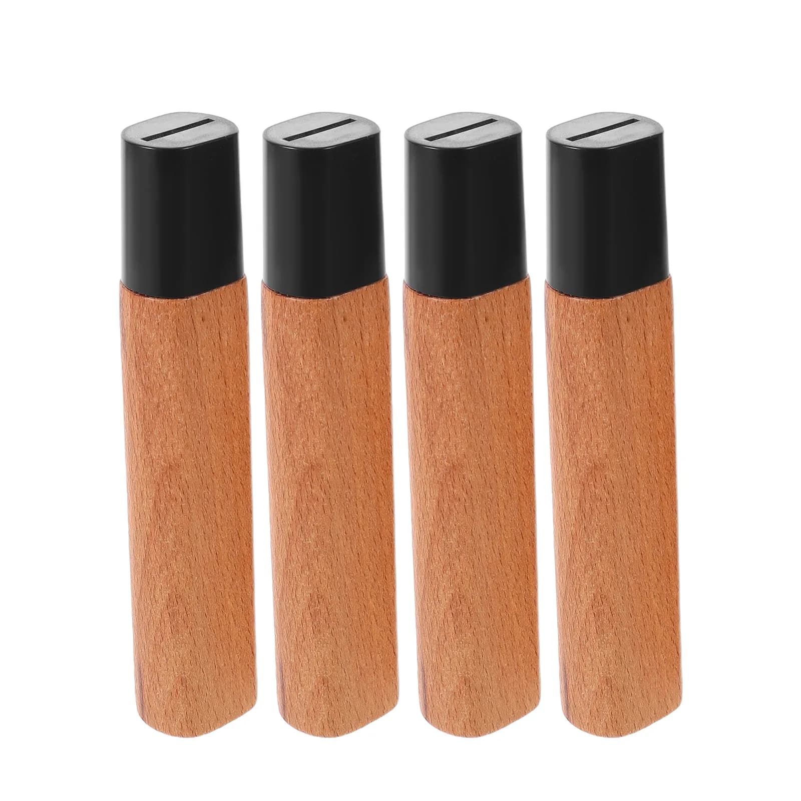4 Handle Parts for Japanese Sashimi Knives in Premium Wood, Replacement for Chef Nakiri Knife, Tool to Improve Fai-da-Te Kitchen, Elegant Grip