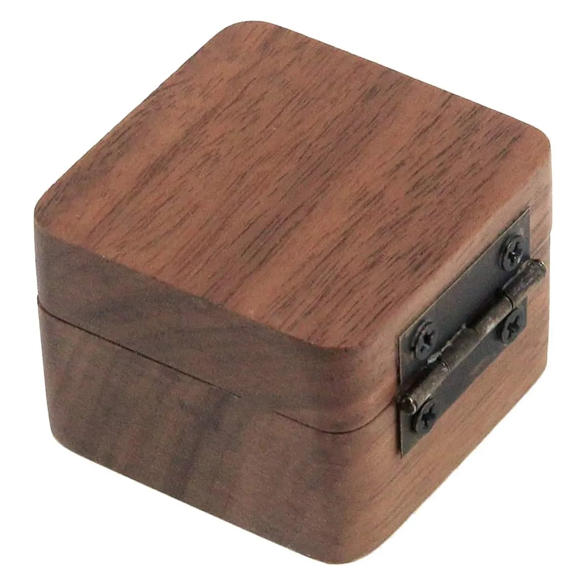 (ABYM) Scatola Porta Plettri in Noce, Custodia Organizzatrice per Plettri di Chitarra, Basso, Ukulele, Accessori per Strumenti Musicali, Regalo