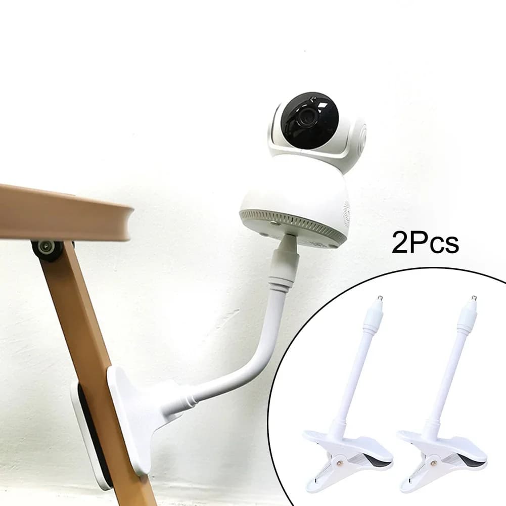 Supporto per monitor da 2 pezzi Supporto per morsetto per fotocamera flessibile protettivo Supporto per telecamera per baby monitor Supporto per telecamera Supporto per telecamera Protezione di sicurezza