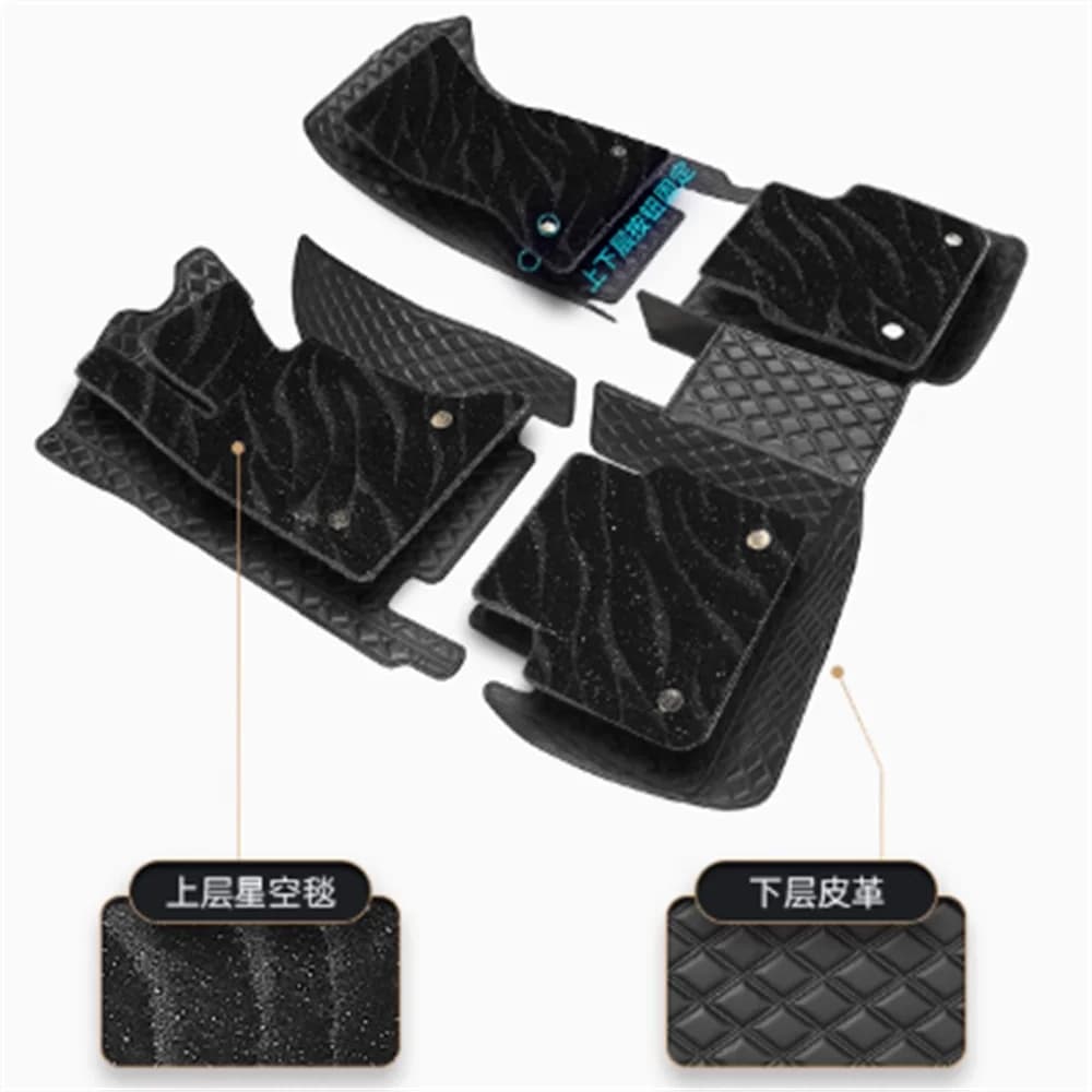 Per Lexus RC RZ RC200t RC300 RC300h RC350 Auto Tappeti Doppio Strato Personalizzato Tappetini Per Auto Piede Coche Accessori rivestimenti per pavimenti