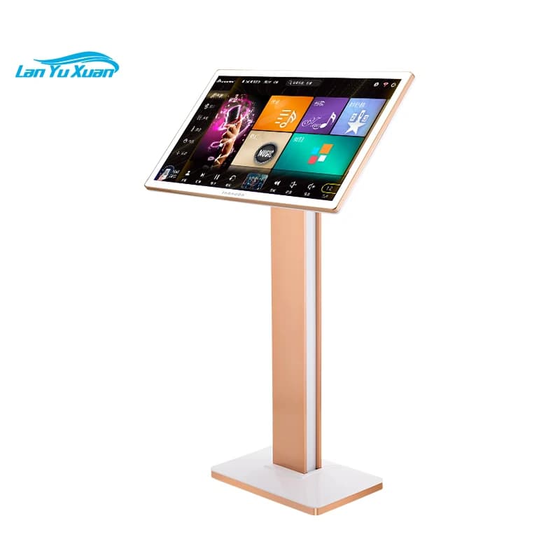 Sistema Karaoke Portatile KTV InAndOn 2024 con Schermo Touch da 21,5 Pollici, 2TB WiFi, Macchina per Karaoke Cinese Professionale