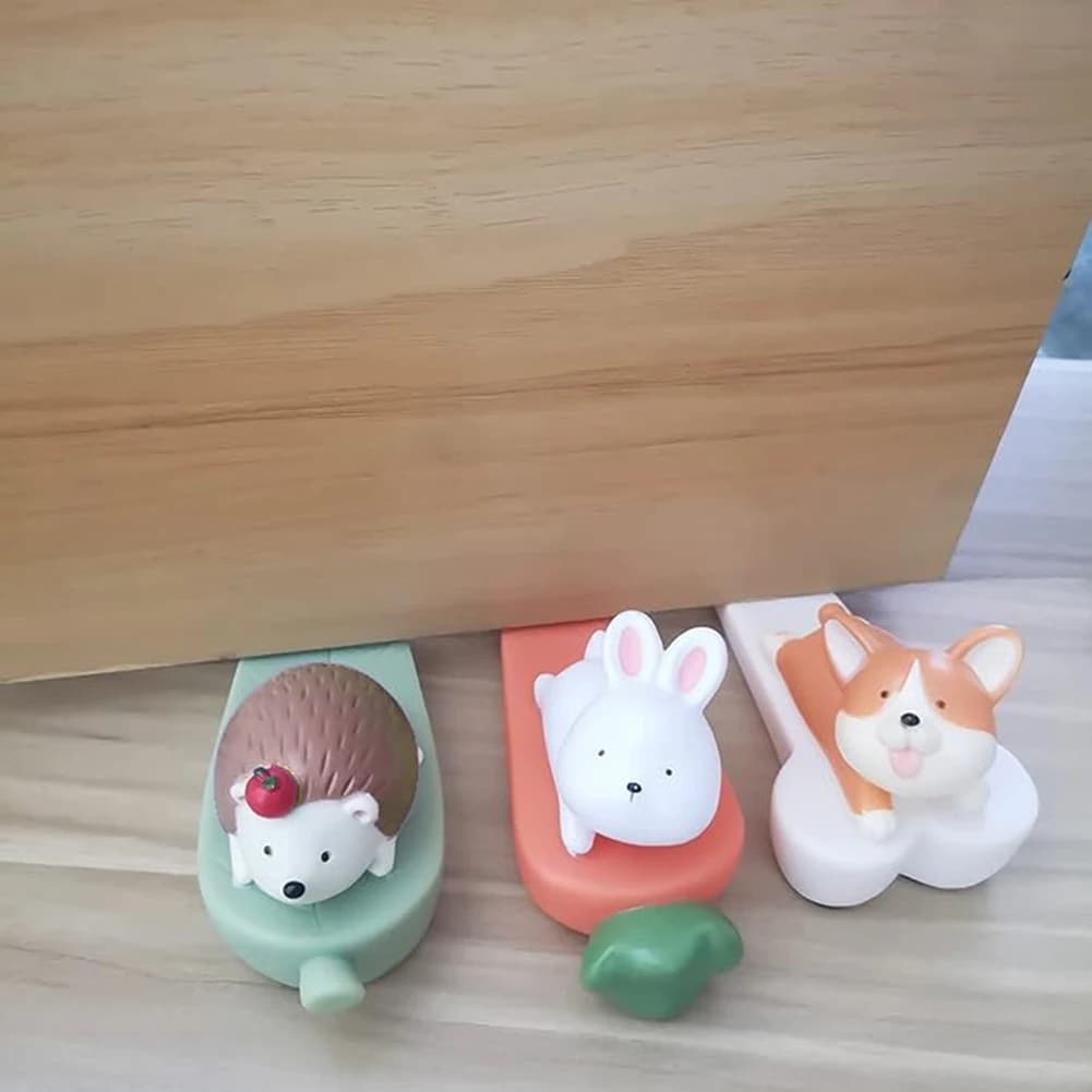 AEE6-Stopper per Porte, Simpatico Fermaporta Piccolo, Fermaporte a Forma di Animale, Cuneo per Porta