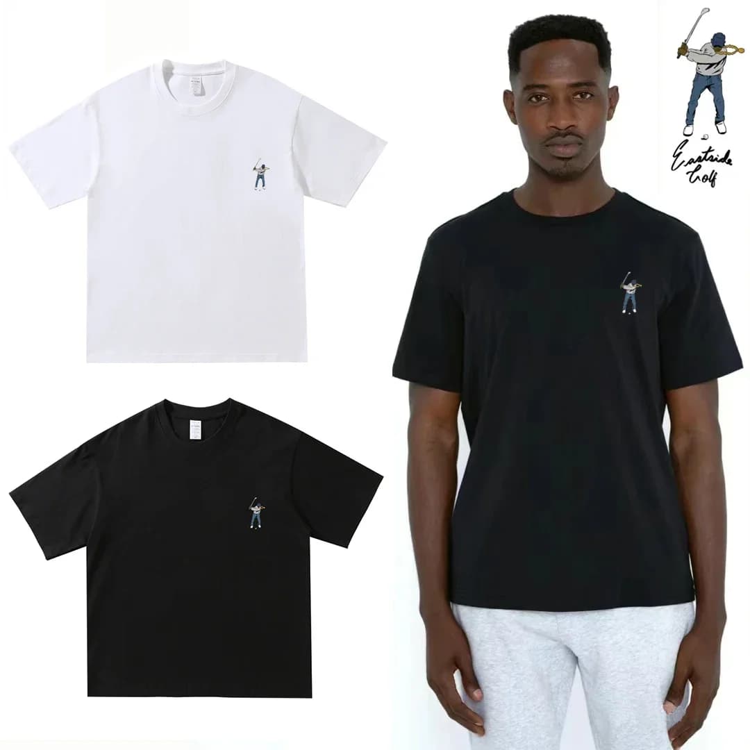 2026 Summer New Golf T-shirt Men and Women Round Neck Golf Short-Sleeve Top Breathable Loose Sports T-shirt Men Golf Wear