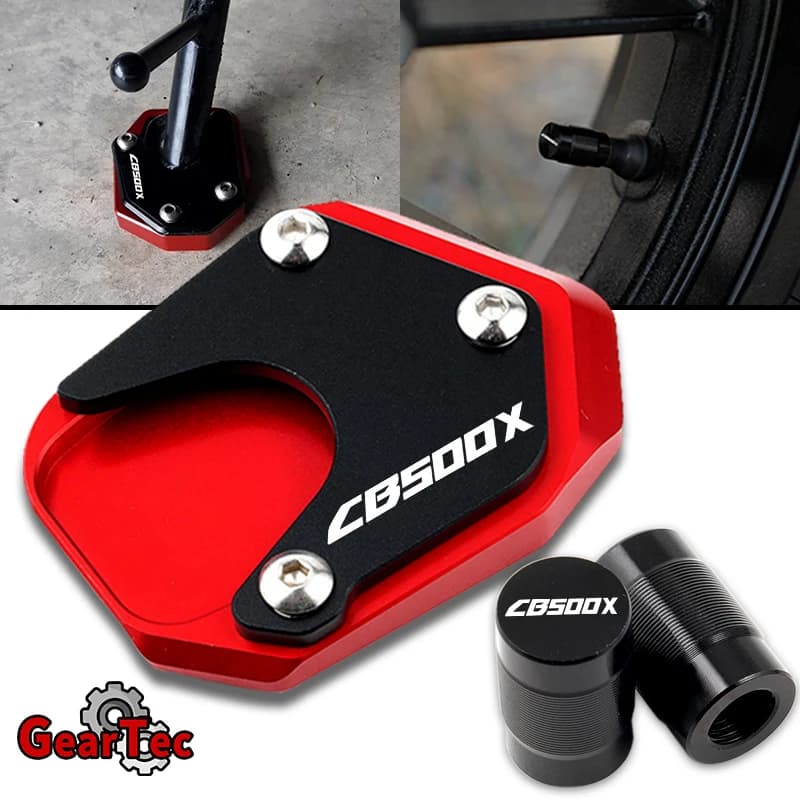 Per Honda CB500X CB 500 X CB 500X 2013-2022 2021 2020 Accessori Moto Cavalletto Piede Cavalletto Laterale Ingrandire Pad e Tappi Valvola