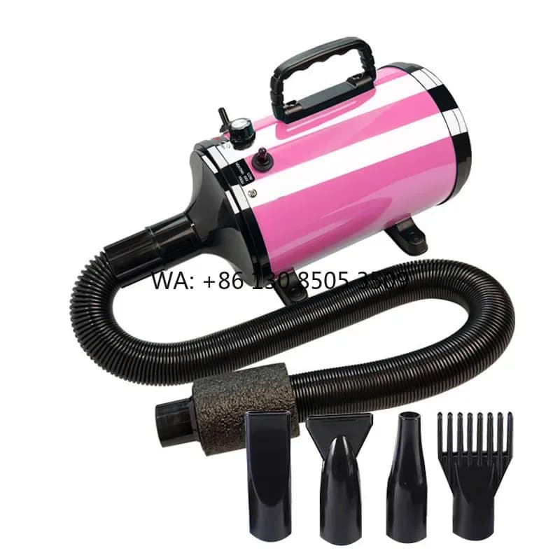 2025 New Pet Grooming Hair Dryer 2400W Adjustable Temperature Automatic Dog Cat Grooming Blower Hair Dryer for Pets
