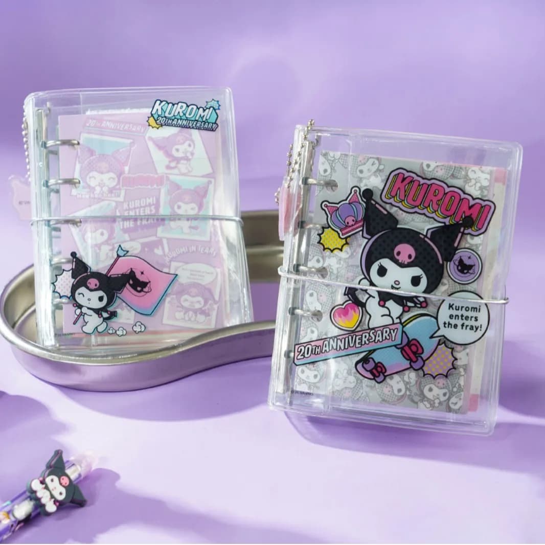 1 Pezzo Agenda Portatile Kuromi, Pianificatore Annuale e Giornaliero, Quaderno per Appunti, Articoli di Cancelleria Scolastica, Regalo per Ragazze