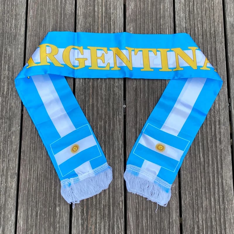 Xvggdg 14x130cm squadra nazionale tifosi di calcio sciarpa Argentina nappa bandiere sciarpa festa Souvenir commemorativo