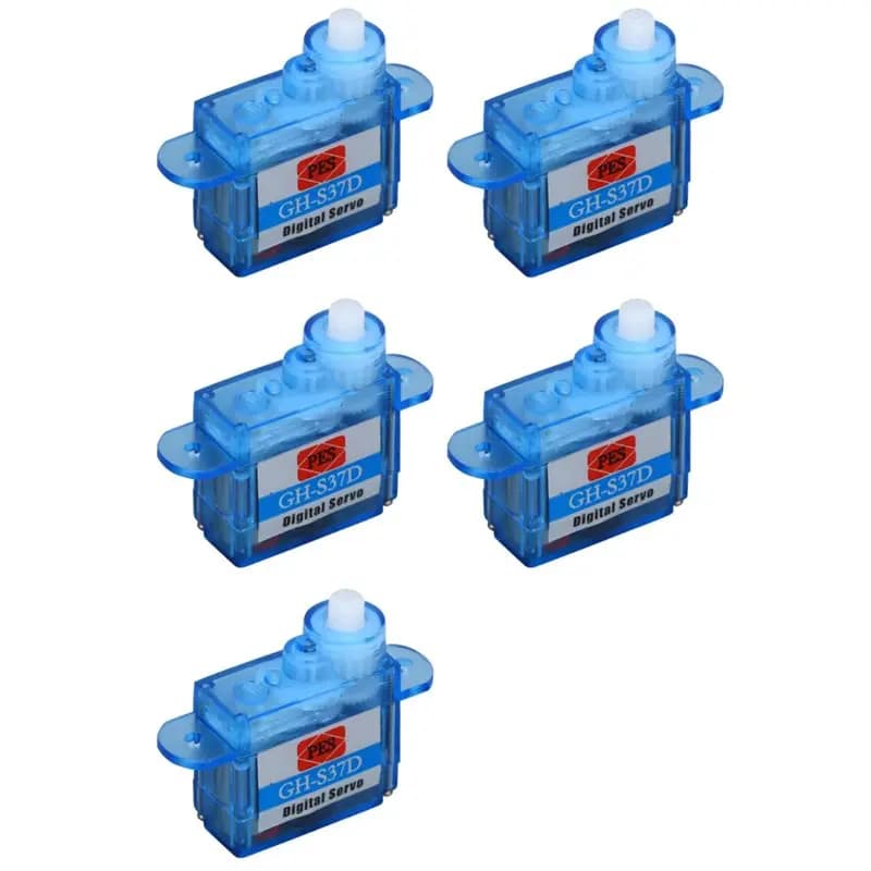 【PUBLICITY】5X GH-S37D GH-S43D Servomotore Digitale 3.7G 4.3G Mini Micro-Servo per Aeroplani RC, Elicotteri, Camion, Barche, Auto, Robot