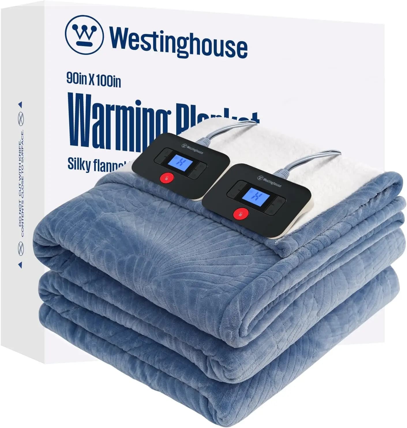 Coperta Elettrica King Size, Coperta Riscaldata Jacquard Floreale con 10 Livelli di Riscaldamento e Spegnimento Automatico da 1 a 12 Ore, da Flanella a Sherpa