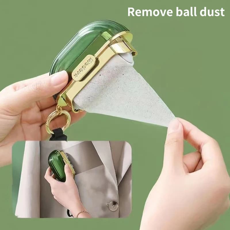Nuovo rullo di pelucchi a doppia testa trasparente di moda carta antipolvere a rullo rimovibile con coperchio Mini rullo di lanugine per borsa di abbigliamento portatile