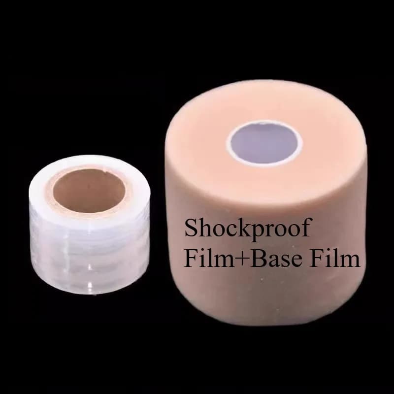 Shock Absorber for badminton rack, adhesive tape for tennis racket, film for base layer, shock absorbing film, handle