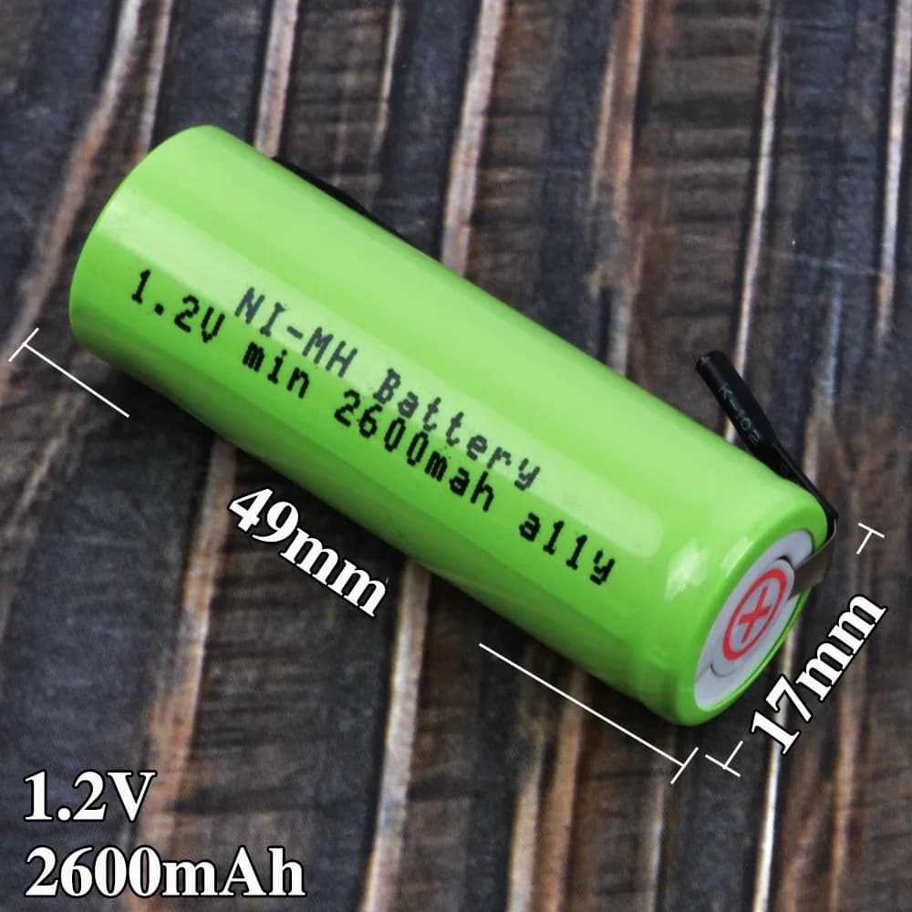 Replacement battery for Braun Oral B Triumph 5000 9000 9500 9900 49mm x 17mm