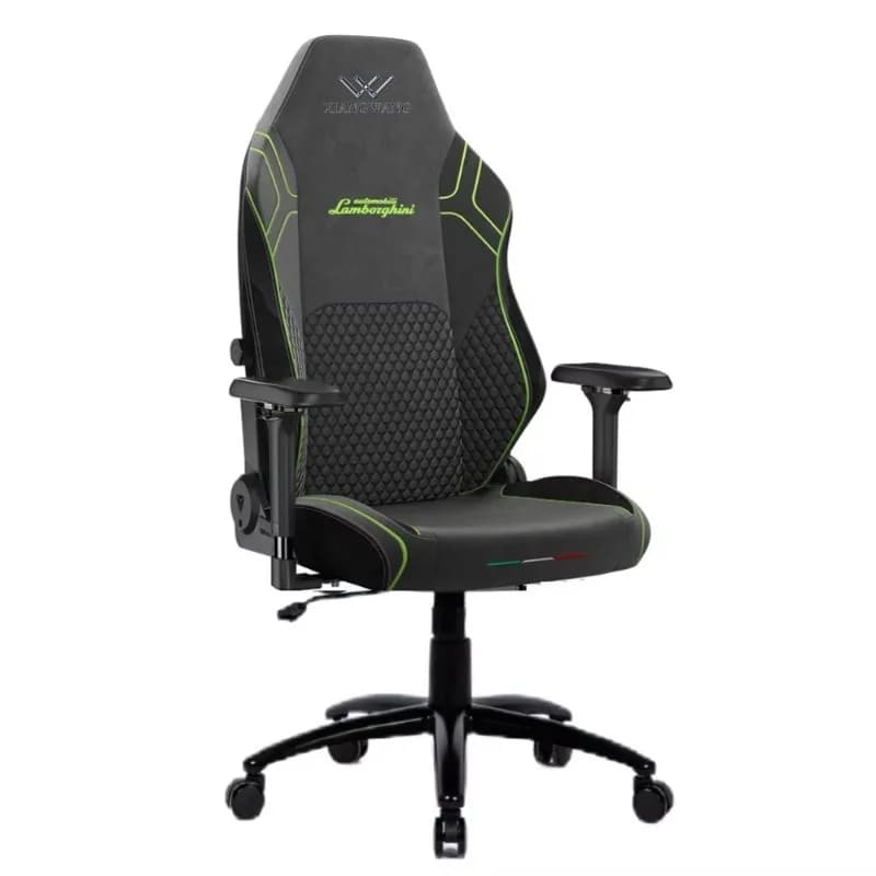 Sedia da computer ergonomica moderna in tessuto girevole allungabile pieghevole rinfrescante convertibile girevole da gioco in pelle sintetica