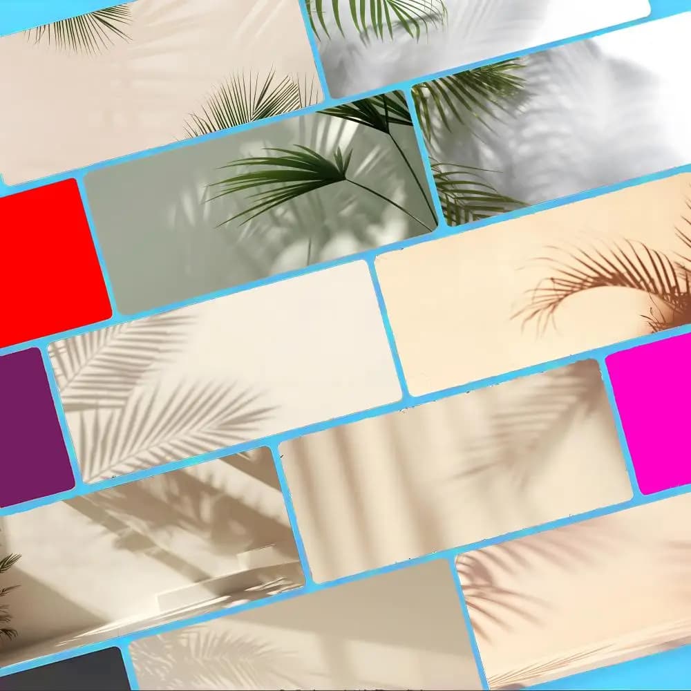 Tappetino per mouse con ombre di palme tropicali esotiche e misteriose, tappetino per mouse da gioco antiscivolo, grande, con bordo cucito spesso