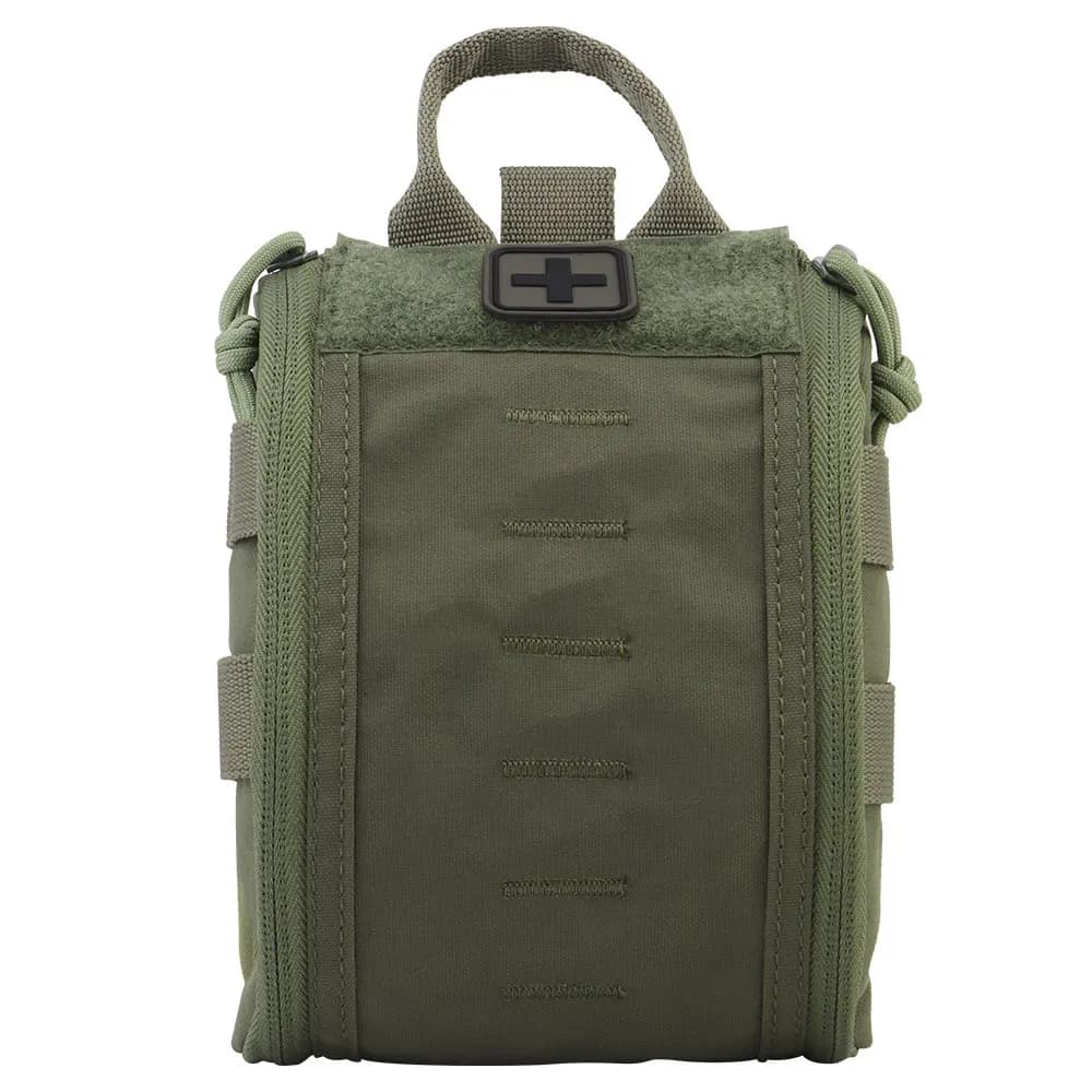 Custodia tattica EDC Molle Marsupio IFAK a sgancio rapido Kit medico di emergenza di sopravvivenza Kit di pronto soccorso esterno Portapiatti