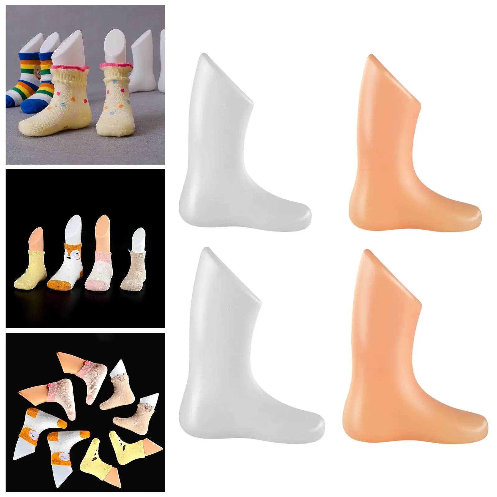 Foot Sock Display Models Jewelry Display Stand for Home Shop Fake Feet Model