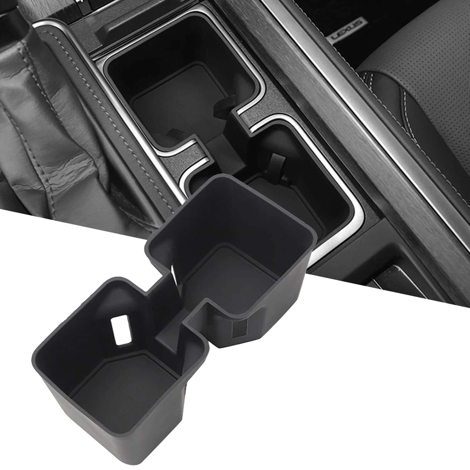 Fits for Lexus GX550 GX 550 2024 2025 Silicone Storage Box Car Central Control Water Cup Interior Decoration Accessories