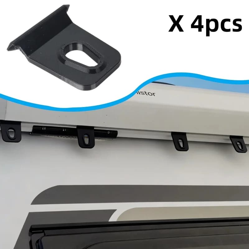 Ganci per Tende da Sole Esterne per Thule Omnistor, Ganci in Plastica per Campeggio, Camper, RV, Clip di Fissaggio per Tende da Sole e Accessori per Tende a Baldacchino