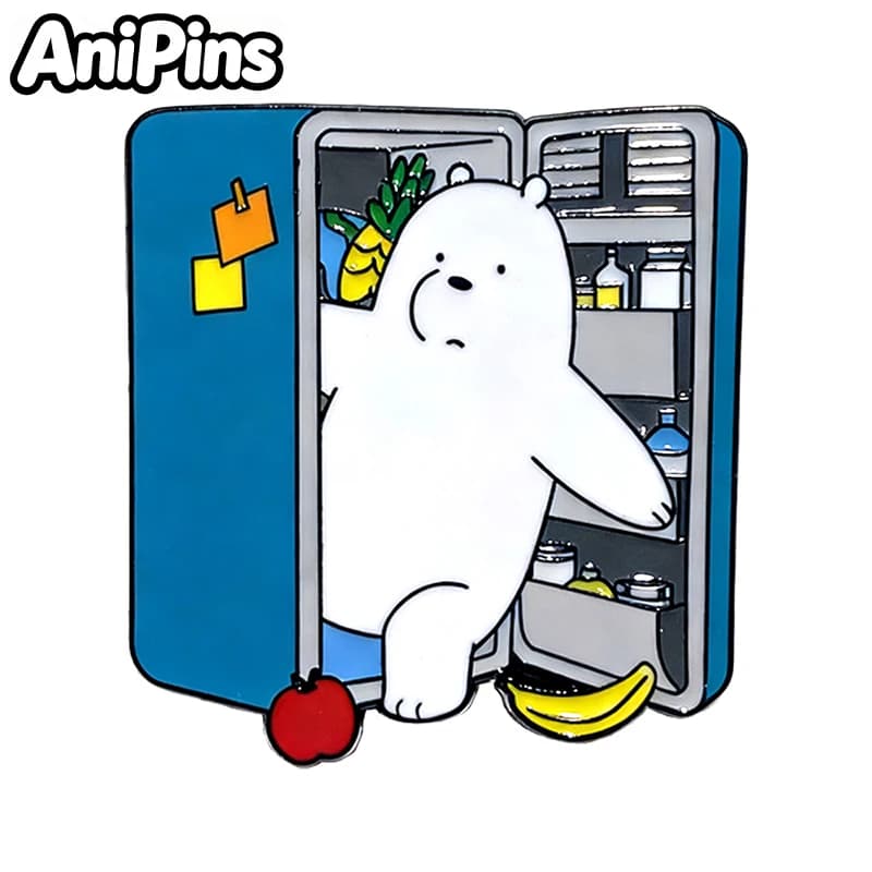 AniPins Simpatici Distintivi a Forma di Orsetto Panda per Abbigliamento Femminile e Zaini, 5 Design, Distintivi in Metallo Smaltato a Forma di Animale, Regali per Amici