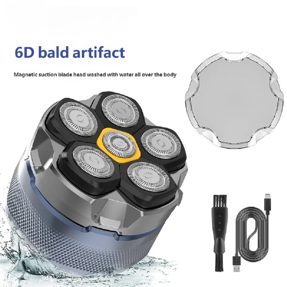 Electric Razors for Hot Men, 6D Magnetic Razor, USB Rechargeable Rulebar with LED Display, Waterproof