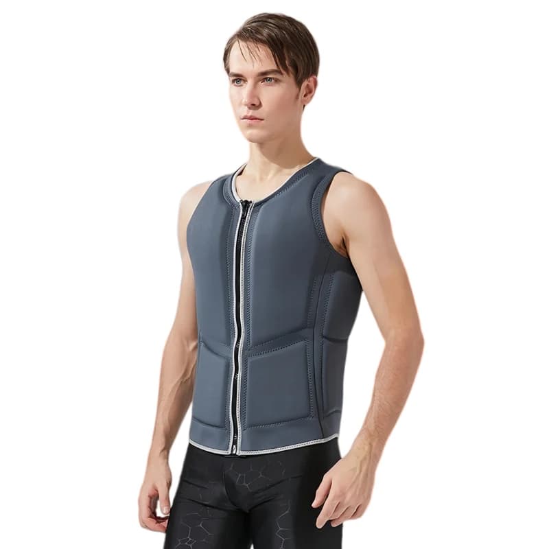 Giubbotti di Salvataggio in Neoprene per Adulti, Gilet Galleggiante per Sci Nautico, Sport Acquatici, Pesca in Motoscafo, Giubbotto Salvagente per Surf