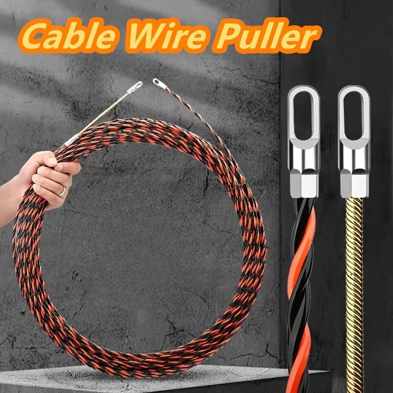 Universal device for stringing cables 5/10/15/20/25/30M Device for pulling spring rope Electric lead cable