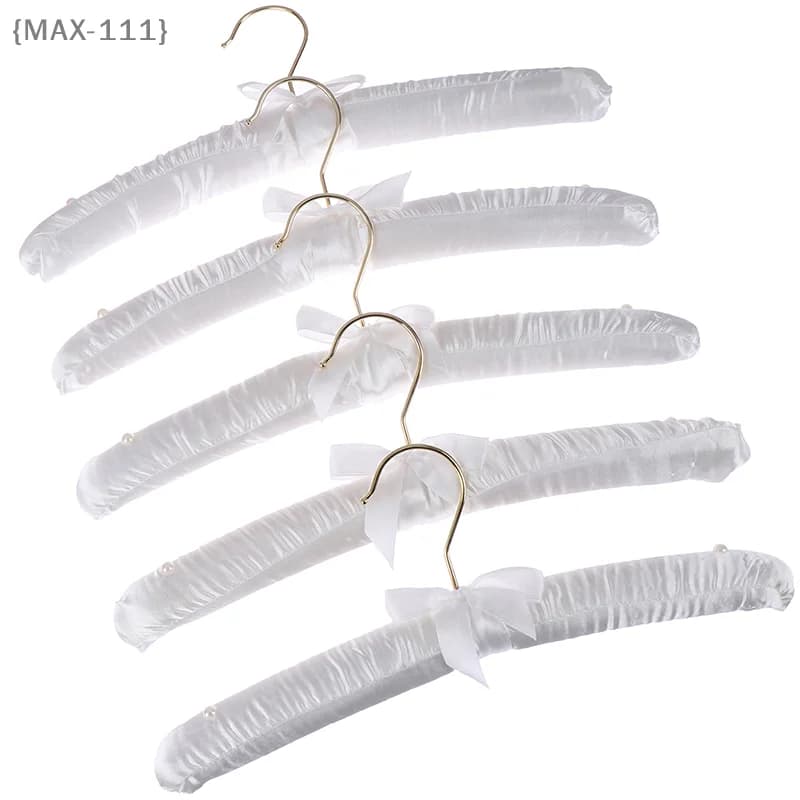diMAX-111 di5x Luxury Clothes Hanger Padded in satin - Grucce Ultra Soft for Delicate Heads, Essential Premium for Guardaroba