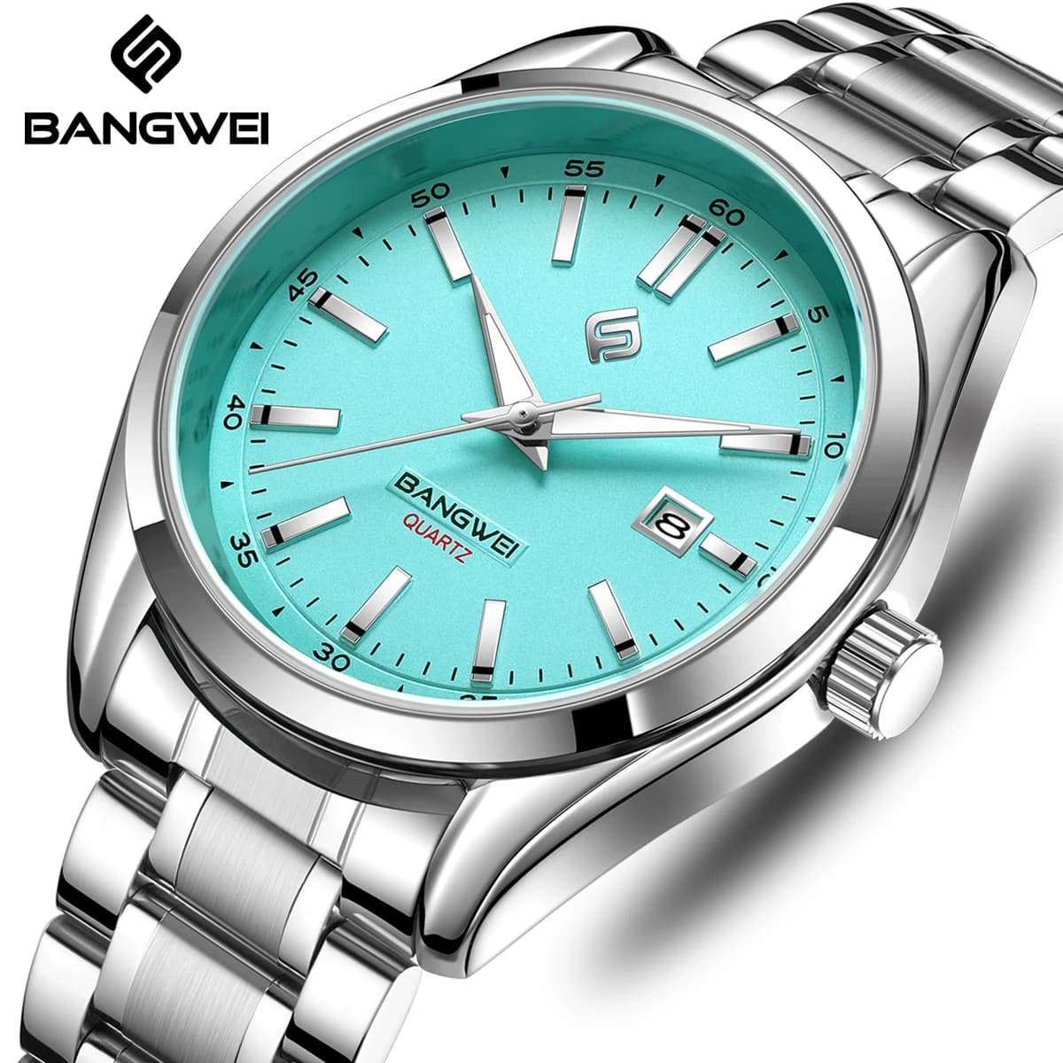 LIGE Orologio da uomo d'affari di lusso luminoso in acciaio inossidabile maschile orologi da polso al quarzo orologio da calendario impermeabile Relojs Hombre + scatola