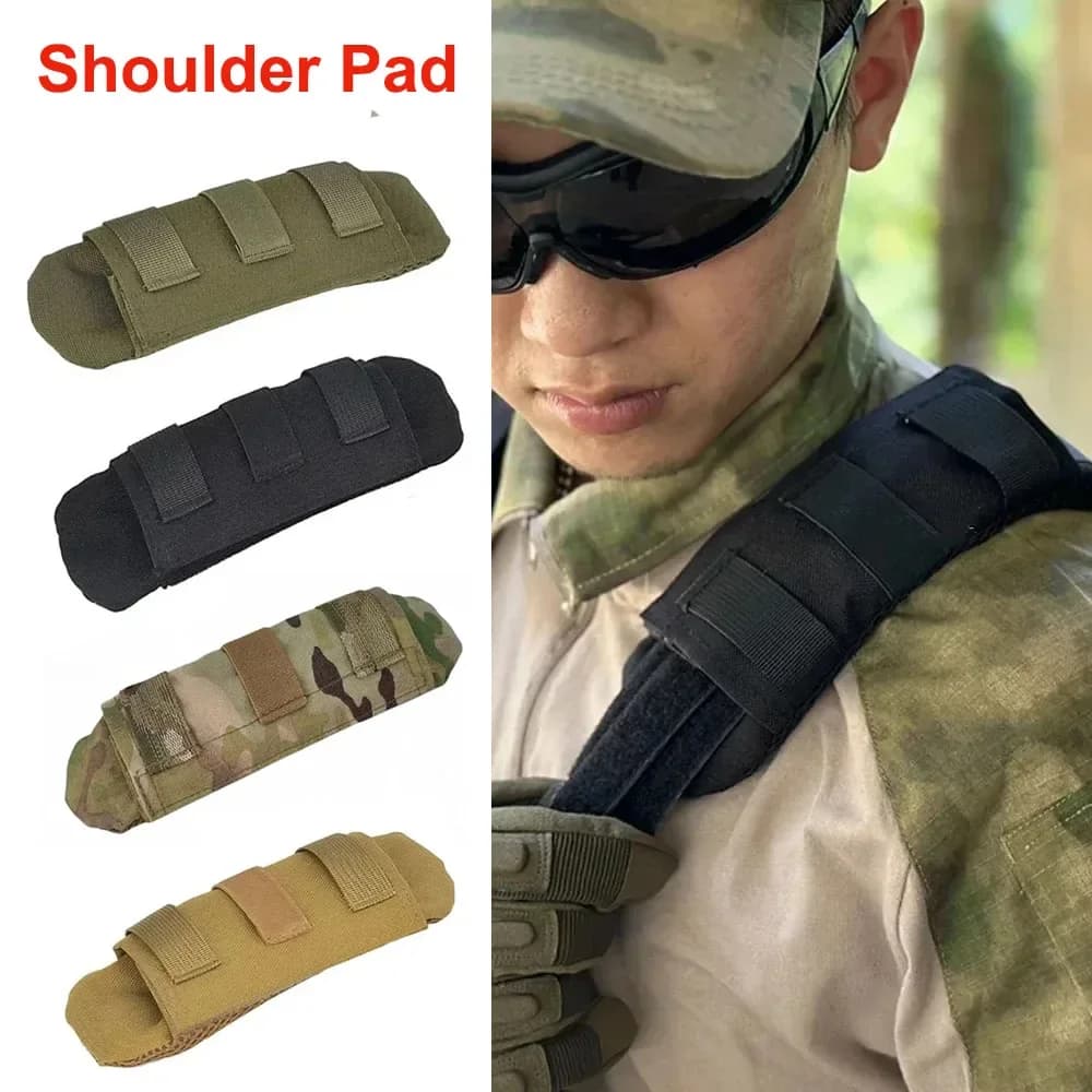 1 PC Vest Shoulder Pad Comfort Pillow Nylon Mesh Protector Tattico Molle for FCPC/JPC Trekking backpack Accessories
