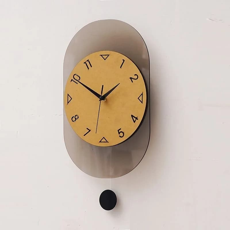 Modern Wall Clock Pendulum Wall Clock Interior Nordic Esthetic Luxury Watches Silent and Minimalist Seating Watches