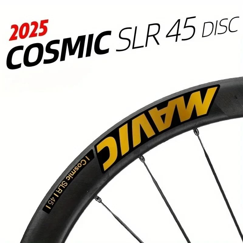 16 Pezzi/Foglio Adesivi Impermeabili per Ruote 2026 Nuovo Set Ruote Mavic 45 Decalcomanie in Vinile per Bici da Strada Moto Decorazione Cerchioni