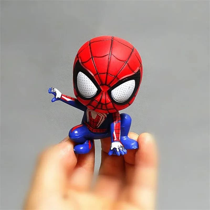 Action Figure Marvel Avengers Spider-Man, Statuetta Anime Decorativa da Collezione, Modellino Giocattolo Ornamentale, Regalo per Bambini