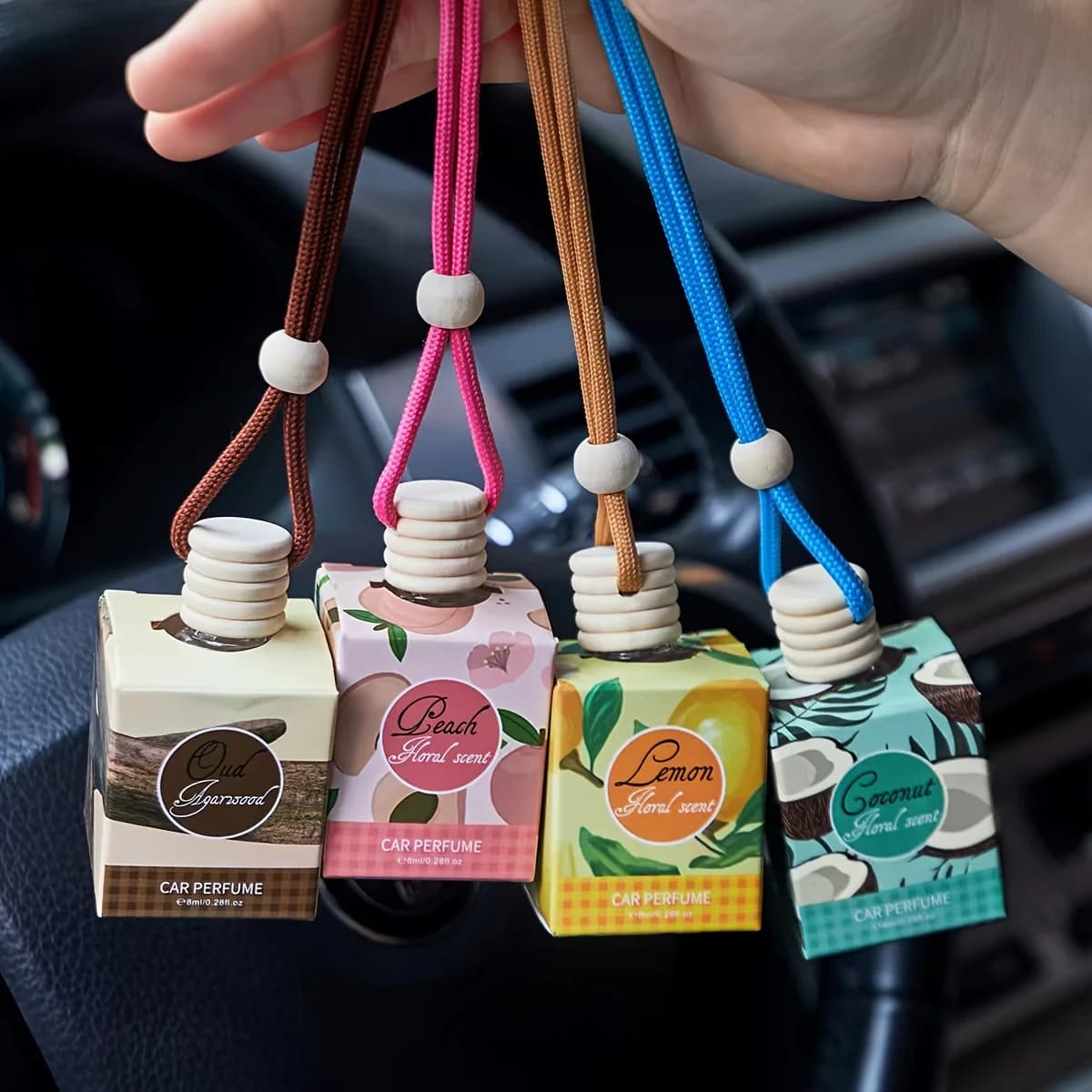 Deodorant for car, long lasting fragrance, suitable for car, home, office, bathroom, bedroom, aromatherapy for interior car