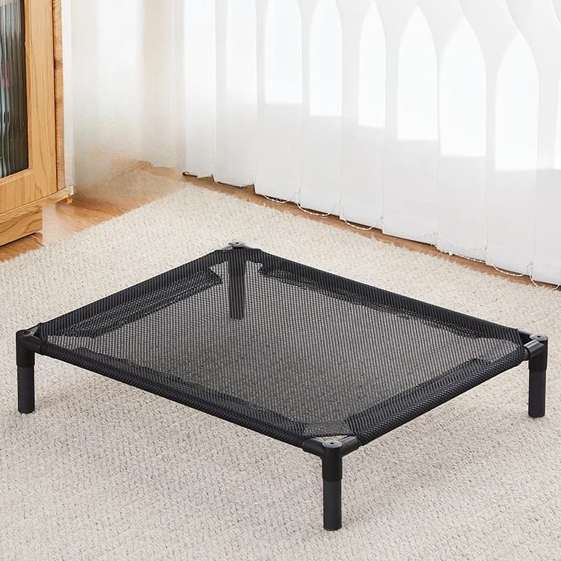 Letto rialzato per cani Letto da campeggio pieghevole per animali domestici Casa per gatti Cuccia per cani portatile rimovibile lavabile quattro stagioni