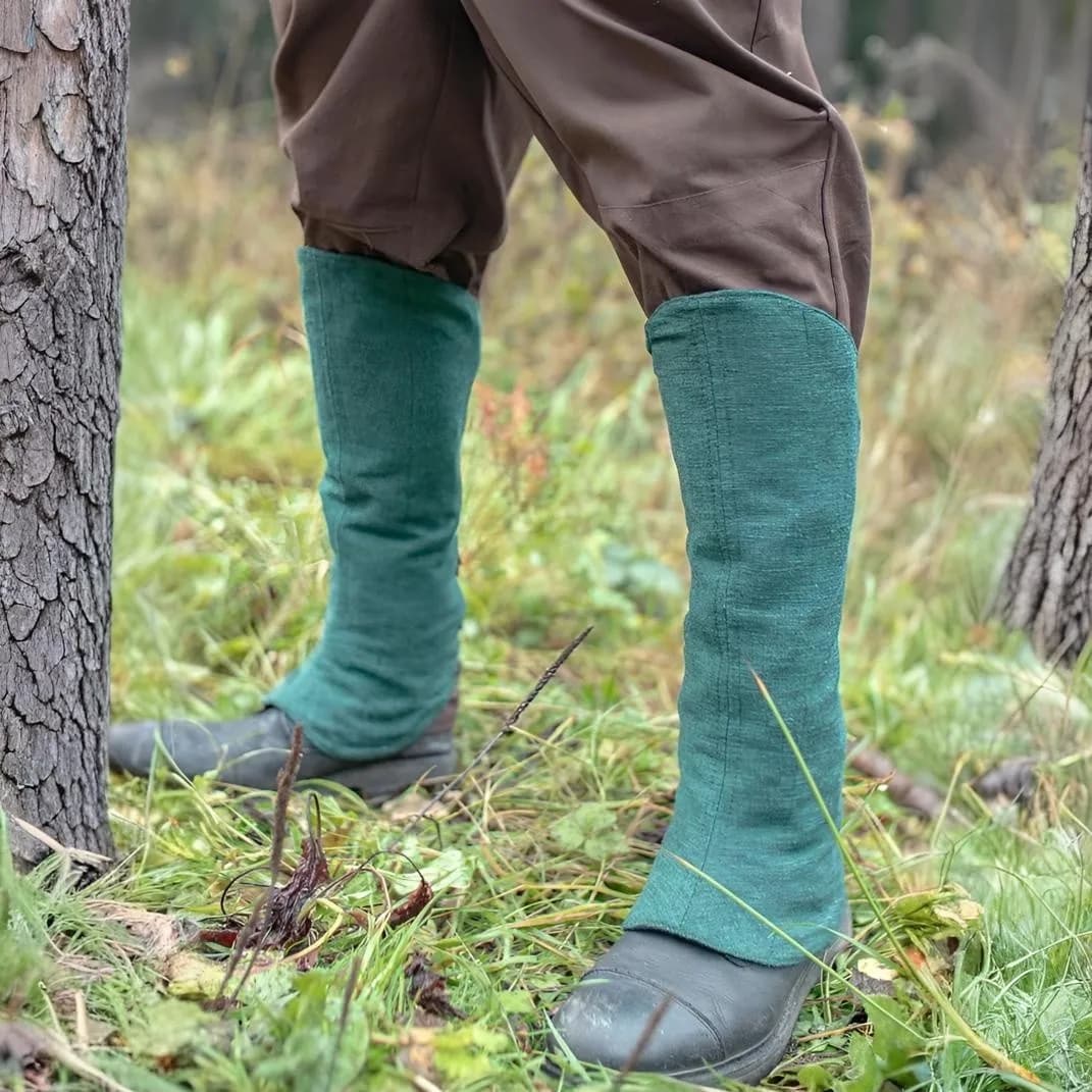 Protezioni per le gambe vichinghe unisex rinascimentale medievale Stivali da cavaliere Protezioni per le gambe Puntelli per cosplay Coprigambe Accessori per costumi