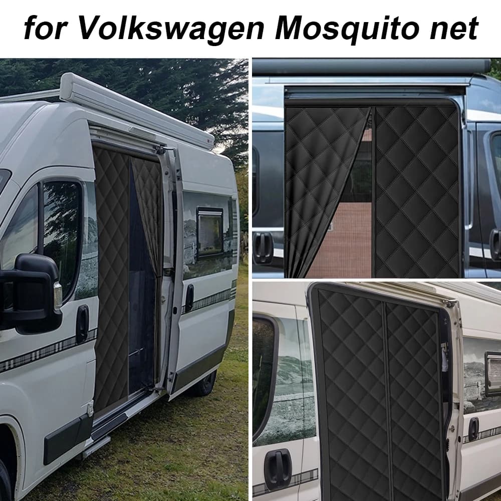 Tenda Magnetica Termoisolante Scorrevole per Porta di Camper e Roulotte, Protezione da Insetti e Zanzare per Fiat Ducato, Peugeot Boxer, Citroen Relay