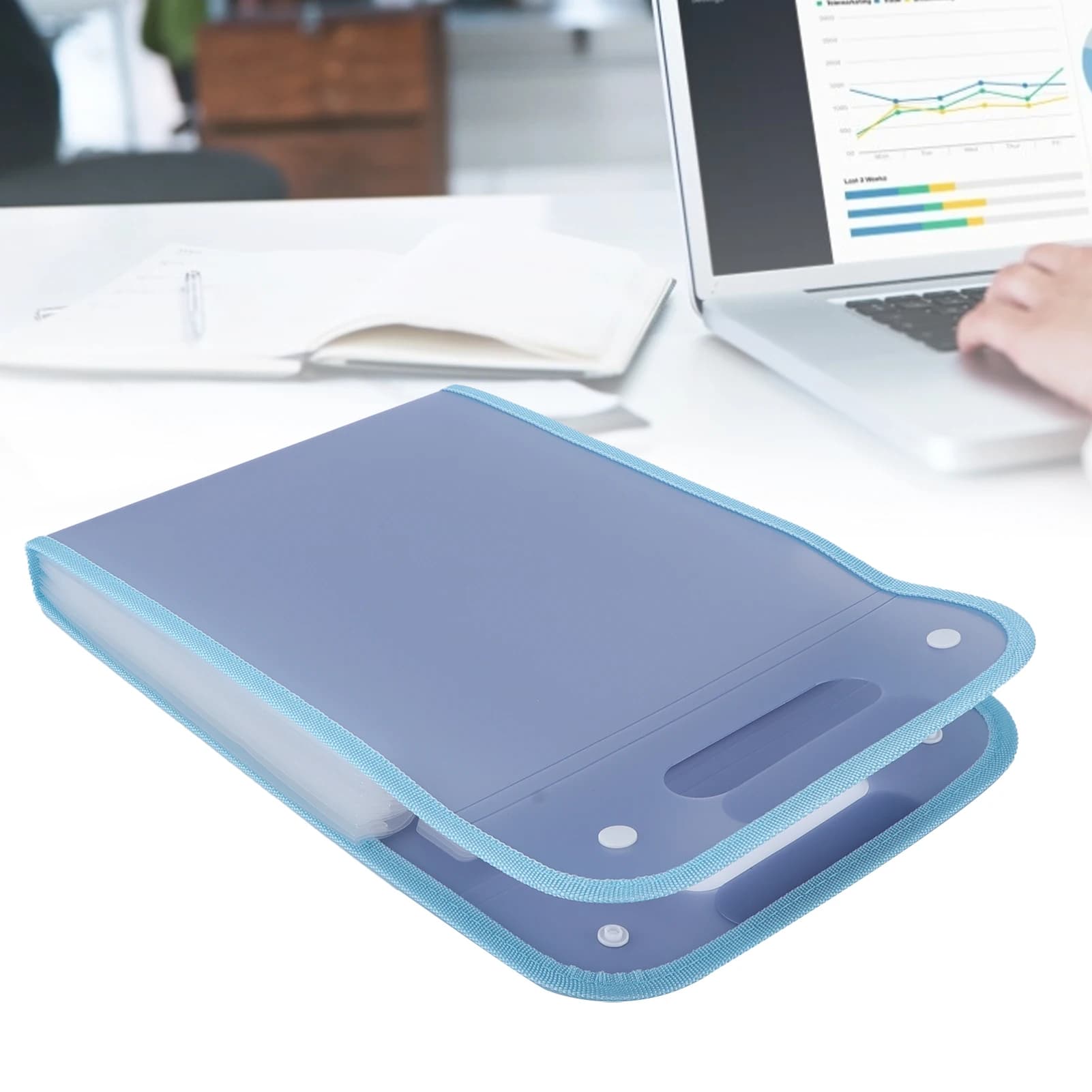 【Vendita】Cartella 13 strati Cartelle di file antivegetative impermeabili di grande capacità Easy Store per organizzare file Cartella per fisarmonica