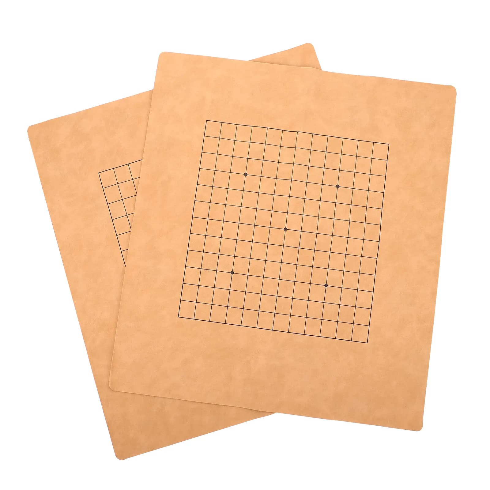Set di 2 Scacchiere Pieghevoli a Doppia Faccia per Gobang, Accessorio Portatile per Giochi da Tavolo, Ideale per Divertimento e Regalo
